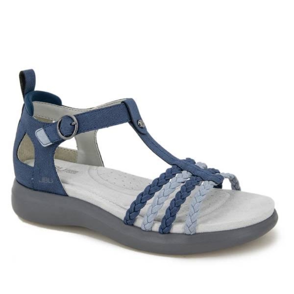 JBU by Jambu Women's Prague Sandals - denim/stone blue - size 11 - new